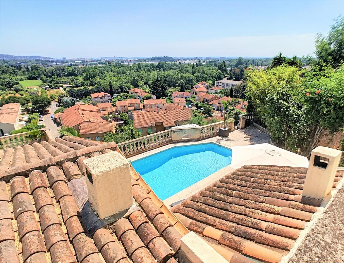 3 Bedrooms Villa Near Cannes - Pool & Jacuzzi - Sea View Мандельє-ла-Напуль Екстер'єр фото