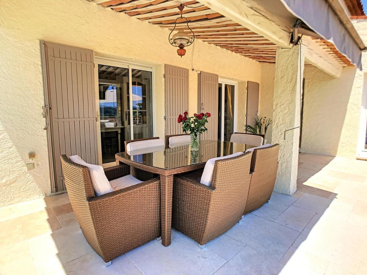 3 Bedrooms Villa Near Cannes - Pool & Jacuzzi - Sea View Мандельє-ла-Напуль Екстер'єр фото