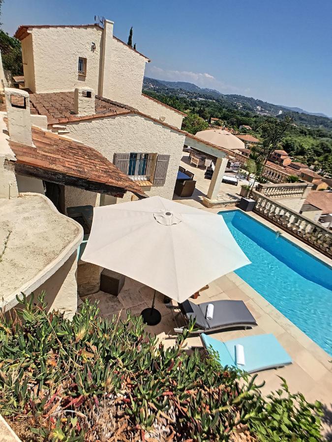 3 Bedrooms Villa Near Cannes - Pool & Jacuzzi - Sea View Мандельє-ла-Напуль Екстер'єр фото