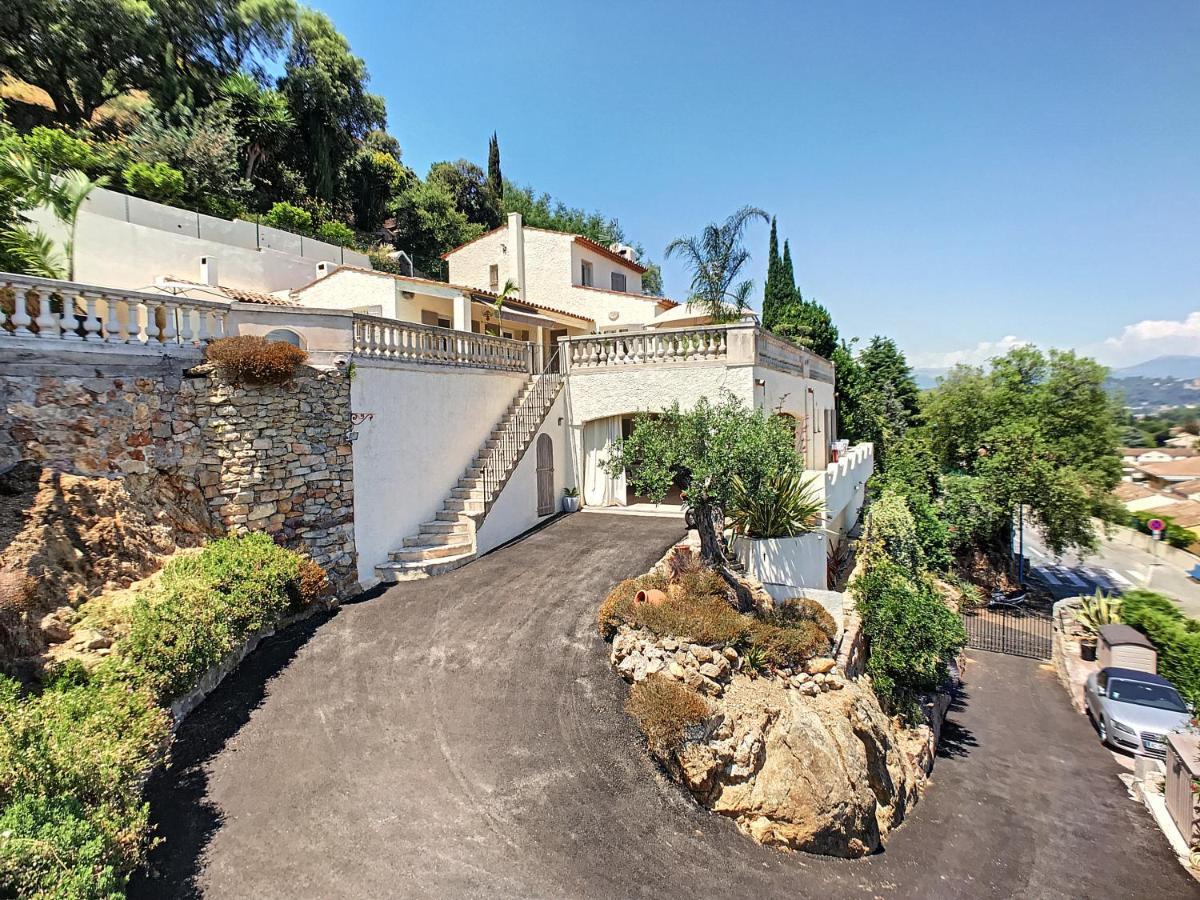 3 Bedrooms Villa Near Cannes - Pool & Jacuzzi - Sea View Мандельє-ла-Напуль Екстер'єр фото